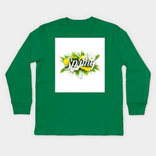 Spring Time Kids Long Sleeve T-Shirt